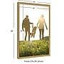 Amanti Art Grace Brushed Gold Narrow 24" x 36" Polystyrene Picture Frame, Gold (A42678298437)~#|#~547A59E4-8FAE-4601-AFC6919BEBB6B558_sc7