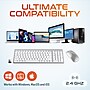 Delton N36 Wireless Keyboard and Optical Mouse Combo, White (DKMN36-WW)~#|#~54894AA8-EBB6-4E56-A282A70DAE36CA49_sc7