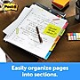 Post-it Filing Tabs, 2" Wide, Assorted Colors, 24 Tabs/Pack (686-PWAV)~#|#~54B15B01-D9DB-403D-8792D30582B9E7A6_sc7