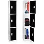 AdirOffice 72'' 3-Tier Black Storage Locker, 2/Pack (629-203-BLK-2PK)~#|#~54EAEBDF-D682-4A3C-9DFFA5F1A7510E93_sc7