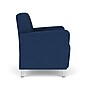 Lesro Ravenna Oversize Vinyl Guest Chair, Patriot Plus Imperial Blue/Brushed Steel (RV1201.FBS-01PPIB)~#|#~54F2B6CF-C808-4ED0-95B340A670AA0125_sc7