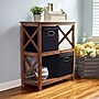 Household Essentials Storage Bins with Lids and Chromed Grommet Handles, (HH34-1)~#|#~5501FA0C-62DB-4AC0-87DCC8E7647F1D9A_sc7