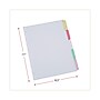 Universal Insertable Paper Divider, 5-Tab, White, 5/Set (UNV20816)~#|#~550C5510-6DD6-46BB-924FF6466FFCF74D_sc7
