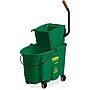 Rubbermaid Commercial WaveBrake Bucket & Wringer, 35 Quart, Green (RCP758888GN)~#|#~552B1F70-4949-442F-974B438CEE1213D2_sc7