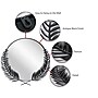 Infinity Instruments Empress Metal Wall Mirror, 22" (20006BK)~#|#~5547084B-E34A-47DB-883BE6626436A8C5_sc7