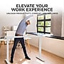 Uncaged Ergonomics RISE UP Electric Adjustable Height Steel Ergonomic Sit Stand Office Desk Frame, White (RUW)~#|#~55499C12-E5C8-4CF9-B39C3D8F82B80761_sc7