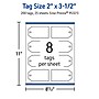 Avery 3-1/2" Blank Price & Merchandise Tags, White, 200/Pack (95321-GWT25)~#|#~554CCF3A-0C89-495F-8C802244B5267268_sc7
