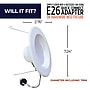 Bulbrite 14W Adjustable 5/6" Integrated LED Gimbal Downlight with E26 Quick Connect, 3000K Soft White, 1100 Lumens, 4/Pack~#|#~5582DCD9-EA1A-46C5-83C3E112986A2EBA_sc7