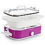 Elama 3.5 Quart Slow Cooker, Purple (935123732M)~#|#~559AD8B2-238E-438F-BEC208A71CF95B24_sc7