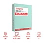 Staples Pastel 30% Recycled Color Copy Paper, 20 lbs., 8.5" x 11", Turquoise, 500 Sheets/Ream (14784)~#|#~559B33B6-167C-4823-BB57B7080246D530_sc7