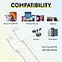Overtime USB-C Charging Cable, 10 ft., White, 3/Pack (MFIWHITE10FTX2)~#|#~55ACA150-1269-4E86-A5096AF05518DA70_sc7