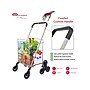 Dbest Stair Climber Cruiser Steel Mobile Folding Utility Cart with Front Swivel Wheels, Silver (01-897)~#|#~55B14AB5-B452-4ABE-BD4FB7C617A0ADBC_sc7