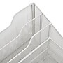 Mind Reader Metal Desktop Organizer Vertical File Holder Paper Letter Tray, White (MESHBOX5-WHT)~#|#~55B2083C-5E90-43FD-848BE1E9A6D4E182_sc7
