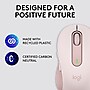 Logitech Signature M650 Wireless Ergonomic Optical USB Mouse, Rose (910-006251)~#|#~55B59FF8-780A-4D0E-88BAE8AFCC0A107F_sc7