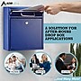 AdirOffice Steel Indoor/Outdoor Interoffice Drop Box Mailbox, Medium, Blue (631-05-BLU-PKG)~#|#~55C5CA6A-012B-4DFB-B8F2A94EA8421102_sc7
