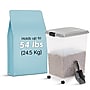 Iris 69 Quart Storage Container with Lid, Plastic, Gray (301046)~#|#~55CEE06C-EBC4-4F38-8365CC790435515E_sc7