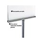 Azar Sign Holder, 12" x 62.5", Vertical, Freestanding, Clear/Silver, Acrylic (300868)~#|#~55EA03C4-C4BE-42F0-885F32801B1F13B5_sc7