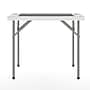 Flash Furniture Silas Folding Card Game Table, White/Gray (DADMJZ88WHGY)~#|#~55F06696-49E4-4654-A9486A665597E338_sc7
