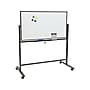 Excello Global Products Double Sided Magnetic Steel Mobile Dry-Erase Whiteboard, Aluminum Frame, 4' x 3' (EGP-HD-0066-BK)~#|#~55F6581B-2026-414D-94050EC6B743A737_sc7