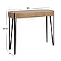 Storied Home Astoria Wooden Console Table, Natural/Black (EC1425)~#|#~562CDE17-D7E5-42F1-88AE4FAC1D044D7B_sc7