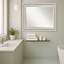 Amanti Art Parlor Silver Frame Wall Mirror, 27.5" x 33.5" (A42674593565)~#|#~562F34F6-C4A6-4FA1-B3FD5207BD826731_sc7