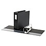 Universal 4" 3-Ring Non-View Binders, D-Ring, Black Suede (UNV20706)~#|#~56480B32-52AE-45D0-A0F4D3A00AE37047_sc7