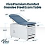 Viva Comfort Exam Table, 500 lbs. Capacity, Blue (ADI996-09-S2-BLU-MK)~#|#~565723C1-0775-402F-B636CB778832ABC3_sc7