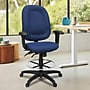 Regency Comfort Series Fabric Drafting Chair with Footrest and Lumbar Support, Navy Blue (125-DK-NV)~#|#~565793C6-EE81-4480-A5184F05409F3B06_sc7