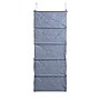 Household Essentials Hanging Cotton Blend and Plastic Closet Shoe Organizer with 10 Storage Compartments, Denim (HE1063)~#|#~566211E1-19B7-4BDB-8B2B8F3C04AFABFC_sc7