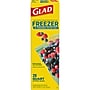Glad Zipper Freezer Storage Bags, Quart, 20 Bags/Box (57035)~#|#~566FDF33-1775-4D76-BFC2341E2D55C522_sc7
