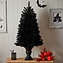 Nearly Natural Black Halloween Artificial Christmas Tree in Urn, 4' (T3261)~#|#~5672C390-BBBB-478B-B225B5C84D720092_sc7