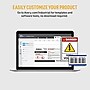 Avery UltraDuty Waterproof Laser GHS Chemical Labels, 3 1/2" x 5", White, 4 Labels/Sheet, 50 Sheets/Box (60503 )~#|#~56738BD9-014F-4DB0-9D1208BCDF2C1BD2_sc7