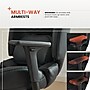 Sharper Image Algrove Comfort-X Ergonomic Faux Leather Swivel Executive Massage Chair, Black/Dark Gray (60117-BLKGRY)~#|#~567E137E-5B05-4D29-948B7F744DD3F78D_sc7