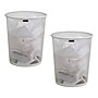 Mind Reader Metal Mesh Trash Can Without Lid, 4.4 Gallon, White, 2/Pack (2CIRGA-WHT)~#|#~56C437F1-958C-4B05-8D3F1D9612E74F35_sc7