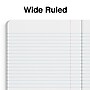 Staples 1-Subject Composition Notebooks, 7.5" x 9.75", Wide Ruled, 100 Sheets, Assorted Colors (ST55077C)~#|#~56CC9E5B-0B02-4D93-BCDE3336F17647F2_sc7