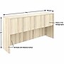 Lorell Essentials 70.9"W 4-Door Stack-On Hutch, Modern Elm (LLR66316)~#|#~56D7E2C3-B39E-4F7C-9EAF56C9B49B2091_sc7
