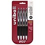 uni-ball 207 Retractable Gel Pens, Micro Point, Black Ink, 4/Pack (61270)~#|#~56ED9240-30CB-4C5D-A55AB596C4D87F09_sc7