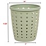 Staples Plastic Trash Can, 2.8 Gallon, Sage Green (ST63895)~#|#~570153DB-B546-459D-AD75F962913CF197_sc7