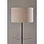 Adesso Imogen 67"H Black Floor Lamp with Linen Textured Fabric Shade (3189-01)~#|#~57063EF8-EBFB-4B0A-AC830ADCC135C2EA_sc7