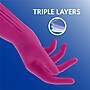 O-Cedar Playtex Living Latex Coated Chemical Resistant Gloves, Large, Purple, 2 Gloves/Box (166120)~#|#~572C389C-9C24-4862-A8ED012E2D48E53A_sc7