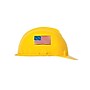 Accuform Hard Hat/Helmet Decal, AMERICAN FLAG, 2" x 4", Adhesive Vinyl, 10/Pack (LHTL364)~#|#~5731A30B-A3CA-4C65-A3DED633E5F31C48_sc7
