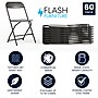 Flash Furniture HERCULES™ Plastic Armless Folding Chair, Black, 60/Pack~#|#~57321EE1-05EF-44F0-B4B378821850CA08_sc7
