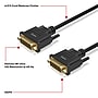 Staples TECH DVI-D to DVI-D Cable, 6.5 ft, Black, Digital Video Cable, Male to Male for Monitor/PC Display~#|#~573CEC94-D806-4841-8699D1072A29D4D5_sc7