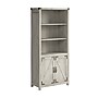 Bush Furniture Knoxville 72"H 5-Shelf Bookcase with Doors, Cottage White (CGB132CWH-03)~#|#~5742C7A8-7912-4FD6-8962BDF49E7B1871_sc7
