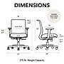 HON Convergence Vinyl Swivel Task Chair, Black (HONCMY1AUR10)~#|#~5748C325-E098-4239-A3436FF3C1A412B6_sc7