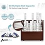 AdirOffice 50-Slot Mobile Roll File, 28.5"H x 30"W x 15.75"D, Mahogany (626-MA-2PK)~#|#~576C8ECB-FA8D-44AD-83C0497798A633AD_sc7