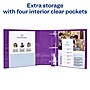 Avery Heavy Duty 2" 3-Ring View Binders, One Touch EZD Ring, Purple (79777)~#|#~57722DFF-B490-47A7-B0D1823A5E741070_sc7