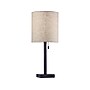 Adesso Liam Incandescent/CFL Table Lamp, Antique Bronze/Natural (1546-26)~#|#~5776805A-FB8A-4C2D-9708796621FA64A3_sc7