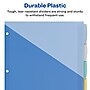 Avery Write & Erase Pocket Plastic Dividers, 5 Tabs, Multicolor (16176)~#|#~578C87A4-F275-4FF2-A529BAF42D693B12_sc7