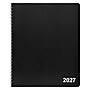 2027 Staples 7" x 9" Monthly Planner, Faux Leather Cover, Black (ST52183-27)~#|#~579F38DC-73DA-49C8-85B02BF38190F9D0_sc7